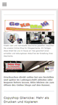 Mobile Screenshot of copyshop-glienicke.com